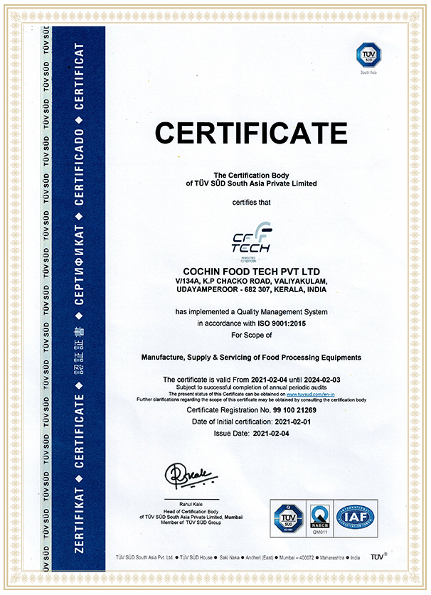 CF Tech Certificate